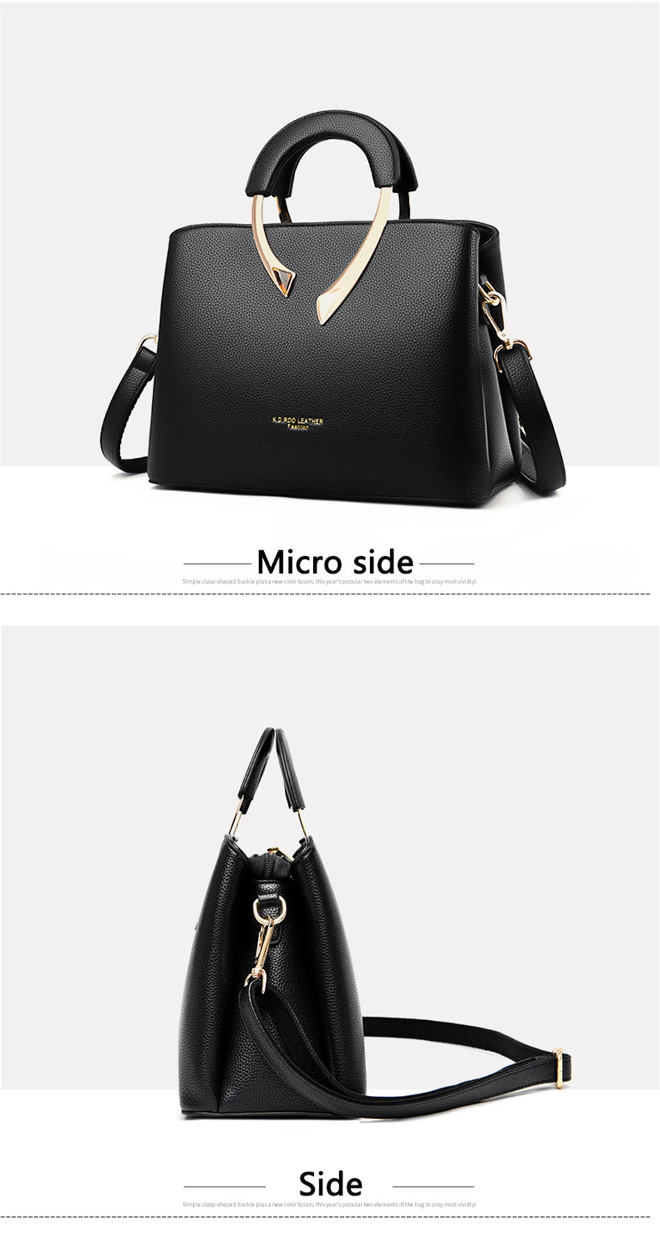 GENUINE VANDERWAH High Quality Pu Leather Casual Tote Luxury Handbags Women Bags Designer Shoulder Crossbody Bags for Women 2025