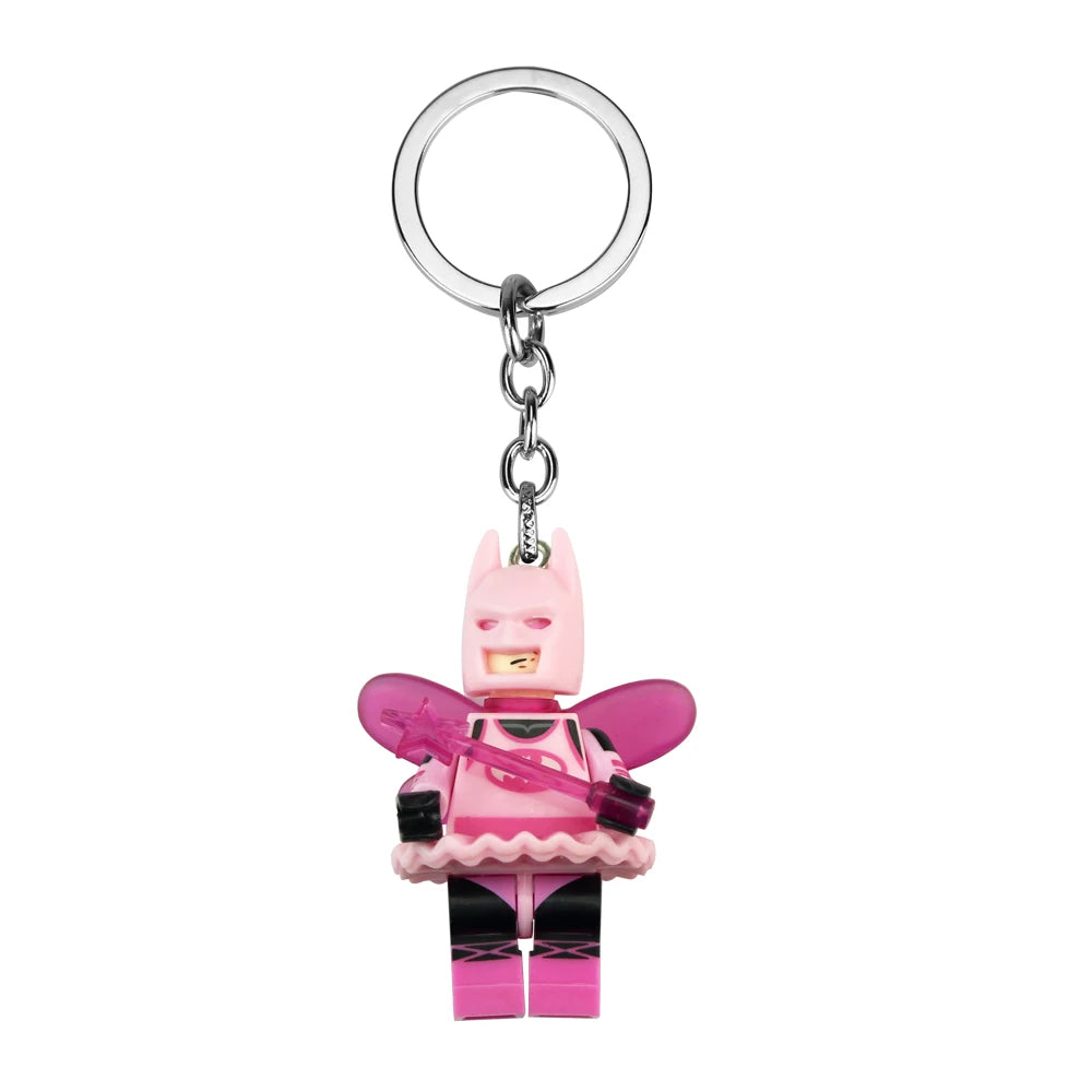 Marvel Avengers Spider-Man Iron Man Wolverine Anime Character Key Chain Action Figure Backpack Car Pendant Holiday Gift