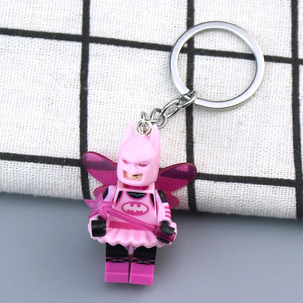 Marvel Avengers Spider-Man Iron Man Wolverine Anime Character Key Chain Action Figure Backpack Car Pendant Holiday Gift