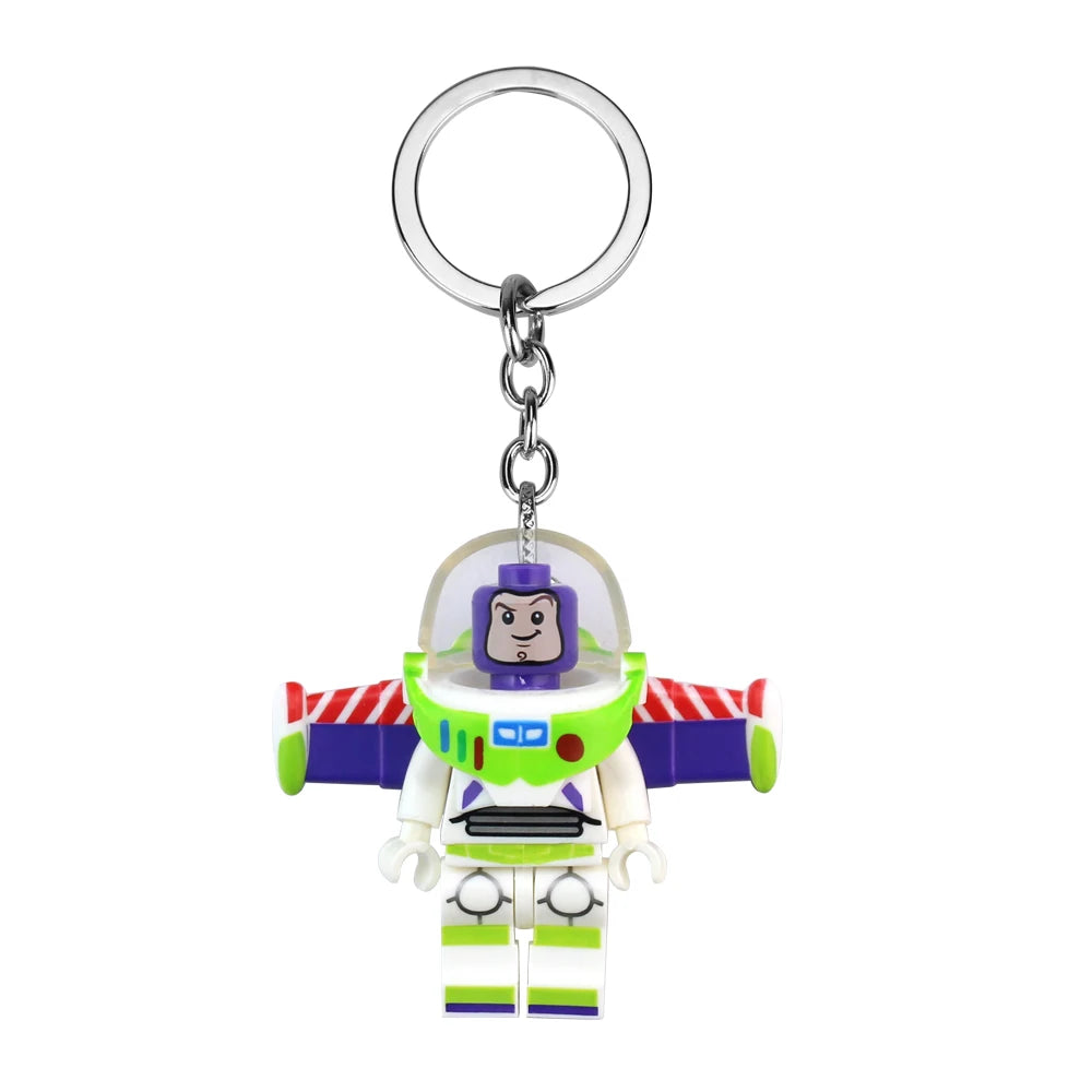 Marvel Avengers Spider-Man Iron Man Wolverine Anime Character Key Chain Action Figure Backpack Car Pendant Holiday Gift