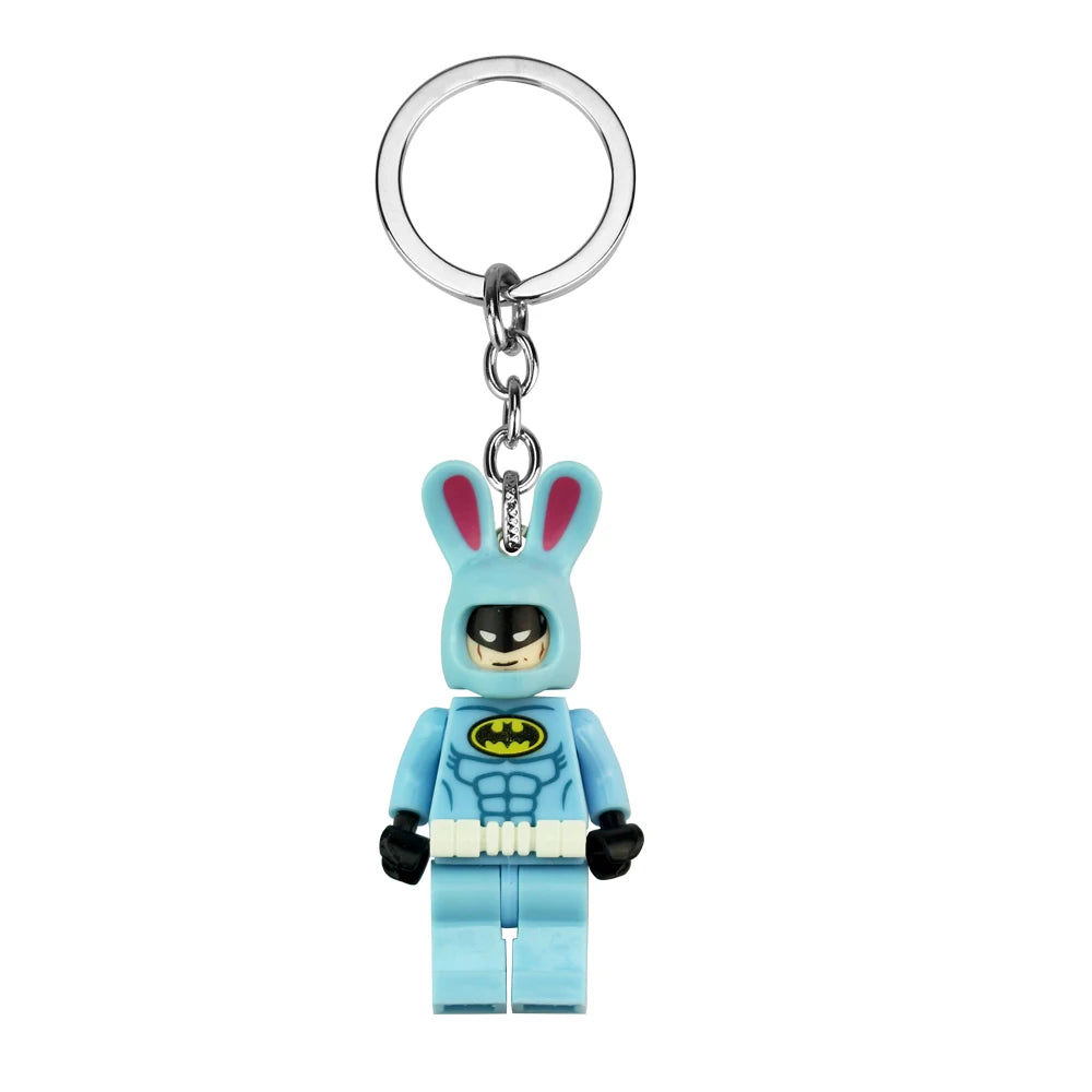 Marvel Avengers Spider-Man Iron Man Wolverine Anime Character Key Chain Action Figure Backpack Car Pendant Holiday Gift
