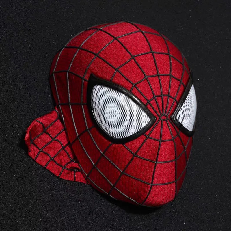 Handmade Spider-Man 2 Movie Accuracy Garfield Version Cosplay Mask Peter Parker Handicraft Collectible Item for Gift