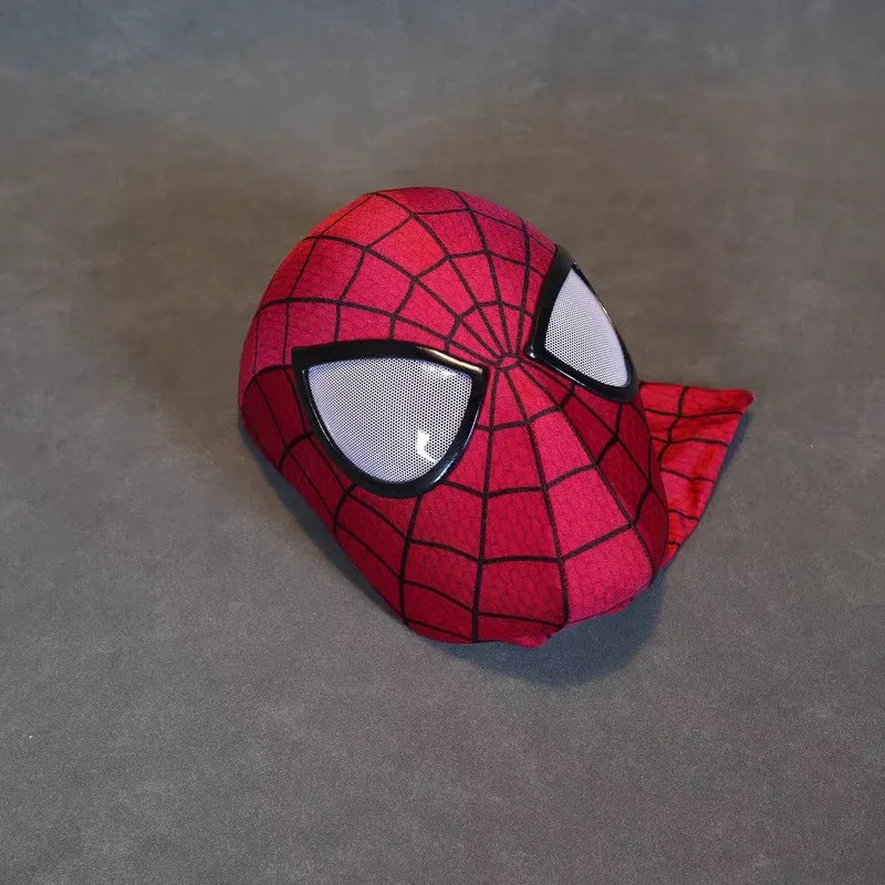 Handmade Spider-Man 2 Movie Accuracy Garfield Version Cosplay Mask Peter Parker Handicraft Collectible Item for Gift